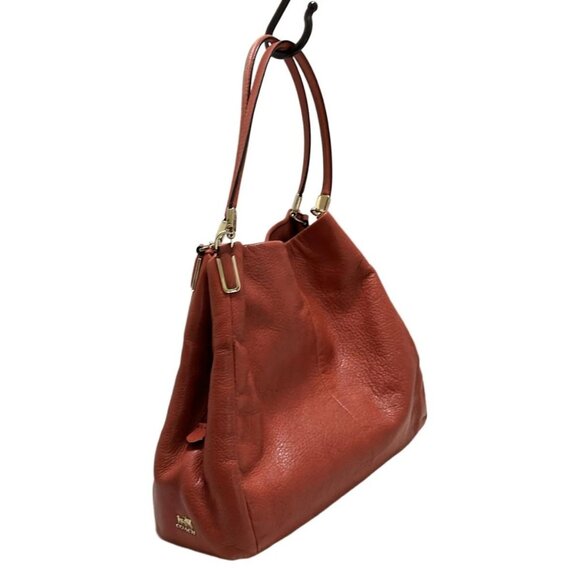 Auth COACH Madison Leather Small Phoebe 26221 Red Leather - Shoulder Bag - Picture 7 of 9